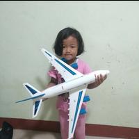 Gambar Mainan pesawat terbang garuda lion air besar dari D''TOYS undefined 1 Tokopedia