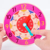 Gambar MAINAN EDUKASI JAM KAYU MENGENAL WAKTU dari GOBER HOUSE88 undefined 3 Tokopedia