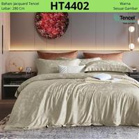 Gambar Bedcover set seprai sutra tencel 100%serat benang 60s- merah maroon dari sweet.dream store undefined 5 Tokopedia