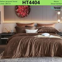 Gambar Bedcover set seprai sutra tencel 100%serat benang 60s- merah maroon dari sweet.dream store undefined 2 Tokopedia