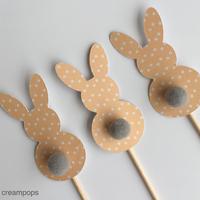 Gambar Rabbit Bunny Cupcake Topper dari Creampops undefined 3 Tokopedia
