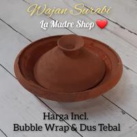 Gambar WAJAN SERABI Cetakan Surabi + Tutup Tanah Liat  Harga per set dari La Madre Shop undefined 1 Tokopedia