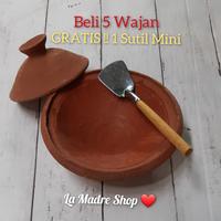 Gambar WAJAN SERABI Cetakan Surabi + Tutup Tanah Liat  Harga per set dari La Madre Shop undefined 3 Tokopedia