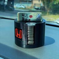 Gambar Tempat koin mobil/Tempat kartu e-toll mobil/Coin card holder bulat dari ME Lab undefined 1 Tokopedia