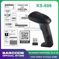 Gambar Barcode Scanner Wireless 1D & 2D Kassen KS-606 Dongle USB - KS-606 dari Barcode Store Solutions undefined 4 Tokopedia