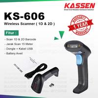 Gambar Barcode Scanner Wireless 1D & 2D Kassen KS-606 Dongle USB - KS-606 dari Barcode Store Solutions undefined 1 Tokopedia