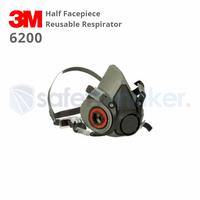 Gambar MASKER GAS RESPIRATOR 3M 6200 DUAL FILTER HALF FACE MASK ORIGINAL dari safetymaker undefined 1 Tokopedia