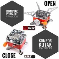 Gambar KOMPOR GAS MINI PORTABLE CARD STOVE CAMPING PRAKTIS K-202 Kompor gas dari PRO_ONLINE undefined 1 Tokopedia