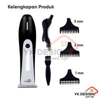 Gambar YK DESIGN YK-98 alat cukur rambut tanpa kabel / alat Pemotong rambut dari YK DESIGN OFFICIAL SHOP undefined 2 Tokopedia