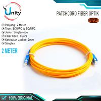 Gambar Patchcord SC SC UPC 2Meter FTTH FO Patch cord 2M Simplex Singlemode dari Nuhsantara Unity undefined 4 Tokopedia