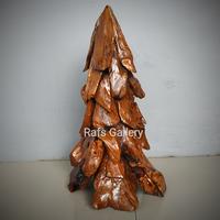 Gambar hiasan cemara natal kayu jati dari rafs gallery undefined 3 Tokopedia