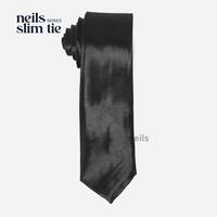 Gambar DASI SLIM POLOS BANDUNG / SLIM TIE / WARNA HITAM - Tosca dari NEILS CLOTHING undefined 2 Tokopedia