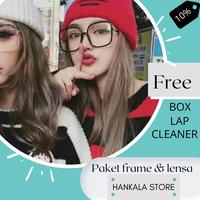 Gambar frame kacamata kotak besar free lensa RADIASI - LENSA RADIASI dari hankala store undefined 1 Tokopedia