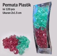 Gambar Souvenir Batu Permata Plastik Transparan Ukuran 2 x1.5 cm - Hijau dari INNO Home Living undefined 1 Tokopedia