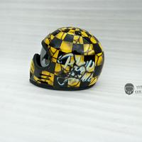 Gambar helm custom GLADIATOR painting lettering plus visor inner dari topan helmet custom undefined 2 Tokopedia