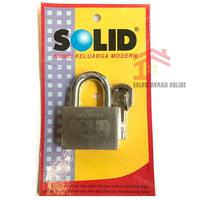 Gambar Gembok Baja Solid 809 50mm SN / Leher Pendek 809 50 mm / Short 50 dari Solusirumahkuol undefined 2 Tokopedia