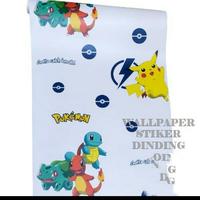 Gambar Wallpaper sticker dinding untuk kamar anak gambar pokemon dari AllWallpaper undefined 3 Tokopedia