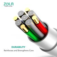Gambar Zola C10 Kabel Data Charger Usb Type-C 100cm Fast Charging Cable 2.4A dari Zola Indonesia undefined 4 Tokopedia