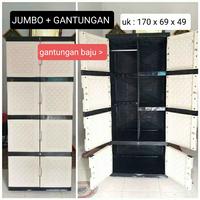 Gambar LEMARI PLASTIK 4SS JUMBO - RAK SUSUN dari SentralPerabot undefined 1 Tokopedia
