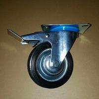 Gambar Roda Etalase Karet 4 inch Rem Puter dari Sumber MJ undefined 1 Tokopedia