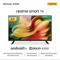 Gambar Realme Smart LED TV 43 inch Android 9.0 Bazel-less Dolby audio YOUTUB dari astra jaya elektronikyy undefined 2 Tokopedia