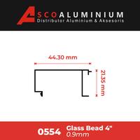 Gambar Aluminium / alumunium Glass Bead Profile 0554 kusen 4 inch - Cokelat dari AscoAluminium undefined 2 Tokopedia