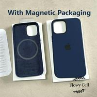 Gambar Silicone case magsafe iphone 12 pro max 12pro max full cover magnetik - Deep blue, Iphone 12ProMax dari Flowy Cell undefined 5 Tokopedia