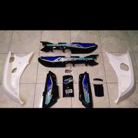 Gambar cover body set sayap Honda Astrea Legenda 2 stripping biru list dari AN-NUR MOTOR undefined 1 Tokopedia