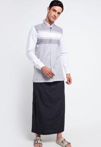 Gambar MOC Kemeja Koko Pria Lengan Panjang Slim Fit Octapv-Grey - S dari MOC Indonesia undefined 4 Tokopedia