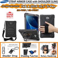 Gambar Samsung Galaxy Tab A 2016 A6 10 Inch SM P585Y Strap Armor Case Casing - Hitam dari ProCase Store undefined 2 Tokopedia
