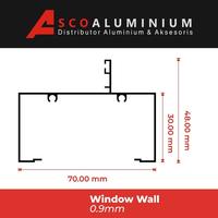 Gambar Aluminium Window Wall Profile Jendela Casment - CA dari AscoAluminium undefined 2 Tokopedia