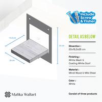 Gambar Rak Dinding Tanaman Dekorasi Minimalis Yuri Set Isi 3 by Malika Wallar dari malikawallart undefined 4 Tokopedia