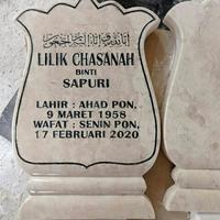 Gambar Nisan Marmer Ukir set 2 nisan dari marmersweat undefined 5 Tokopedia
