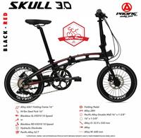 Gambar SEPEDA LIPAT PACIFIC SKULL 3.0 16 inch ALLOY 10 SPEED HYDRAULIC DISC dari Toko Sepeda Majuroyal undefined 1 Tokopedia