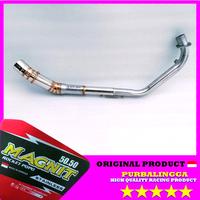 Gambar Pipa leher knalpot CB 150 r new full stainless - Stainless dari magnitexhaust58 undefined 1 Tokopedia