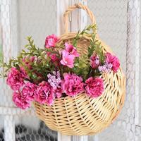 Gambar Keranjang Gantung - Vas Tempel ROTAN ASLI - Pot Bunga - Rattan Basket dari Cotton Light Craft undefined 2 Tokopedia