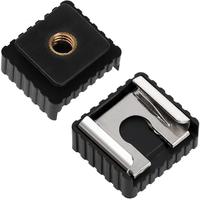 Gambar FLASH HOT SHOE Adapter 1/4 Screw Mount Bracket Photo Studio Camera Acc dari Verc shop undefined 4 Tokopedia