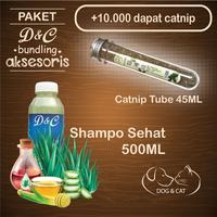 Gambar Paket Shampo Anjing Lidah Buaya Shampo Kucing Plus Catnip Tube 45ML dari D&C ProdukKita undefined 1 Tokopedia