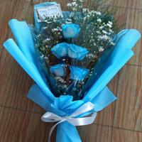 Gambar Buket Bunga Mawar Biru Asli Segar/Buket valentine/Anniversary/ Wisuda dari Wowl_projects undefined 1 Tokopedia