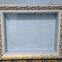 Gambar frame mahar ukir 6cm kedalaman 5cm 30x40 - white gold, Ukir dari leader frame makassar90 undefined 4 Tokopedia