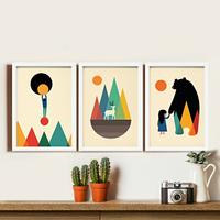 Gambar Wall Decor Frame Bingkai Fiber Minimalis Poster Cute Rainbow Art - 30x40 CM dari sefieart undefined 1 Tokopedia