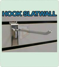 Gambar cantolan/single hook slatwall 5 cm - chrome dari GS DISPLAY undefined 2 Tokopedia