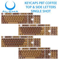 Gambar ALCHA KEYCAPS PBT COFFEE SIDE / TOP LETTERS SINGLE SHOT OEM PROFILE dari BMS Group Tech undefined 1 Tokopedia