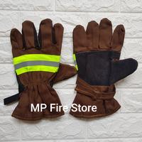 Gambar Sarung Tangan Glove Pemadam NOMEX IIIA Kombinasi Kulit COKLAT dari MP Fire Store undefined 1 Tokopedia