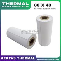 Gambar Kertas Thermal 80x40 Mini Mobile Printer Bluetooth Ukuran 80 mm dari Barcode Store Solutions undefined 4 Tokopedia