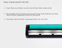Gambar Gillette Isi ulang Vector isi 4 Free Gillette Alat Cukur Vector Razor dari P&G Store undefined 4 Tokopedia