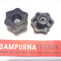 Gambar Mur Bintang (Knob Mur) 6mm Lubang dari Sampurna Teknik Bandung undefined 1 Tokopedia