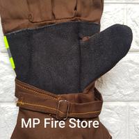 Gambar Sarung Tangan Glove Pemadam NOMEX IIIA Kombinasi Kulit COKLAT dari MP Fire Store undefined 4 Tokopedia