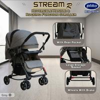 Gambar Stroller Pliko Stream R 397 - Kereta Dorong Reveraible Handle dan Ayun dari baby hoki undefined 2 Tokopedia