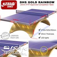 Gambar DHS Gold Rainbow Competition Table Tennis - 25mm LED Meja Pingpong Ori dari ISAK Billiard Sports Co. undefined 2 Tokopedia